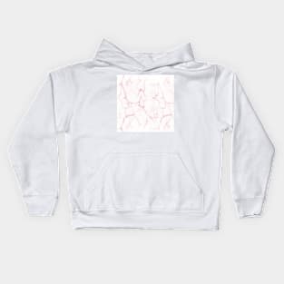 Pink marble Kids Hoodie